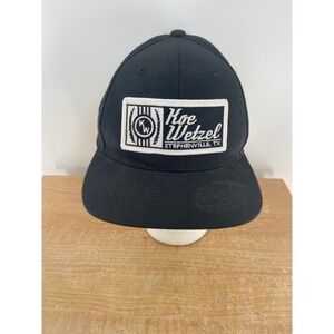 Koe Wetzel Stephenville TX Snapback Hat Black Yupoong Classics Flat Brim Cap